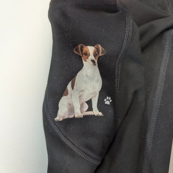 E & S Pets Jack Russell Terrier Leggings Black Size Small - Picture 3 of 16